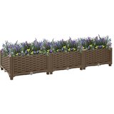  Povišena gredica 120 x 40 x 23 cm od polipropilena | shoptok.hr