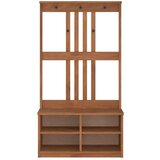 vidaXL Drvo za dvoranu SANDENS 87x40x159,5 cm puno drvo bor | shoptok.hr