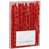  Set Božićnih Ukrasa 12 cm, Crveni - 10 komada | shoptok.hr