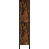 vidaXL Knjižna omara dimljeni hrast 80x31x137,5 cm inženirski les | Shoptok.si
