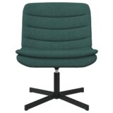  Vrtljiv stol Temno zelena 63 x 75 x 76 cm blago, (5000288980) | Shoptok.si