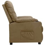  Naslonjač od umjetne kože boja cappuccina - Boja cappuccina 1 | shoptok.hr
