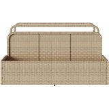  Plovak za pohranu uz bazen bež 110x100x57 cm poli ratan | shoptok.hr