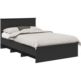  Okvir za krevet Crna 120 x 123 cm Konstruirano drvo - Crna 120 x 190 cm | shoptok.hr