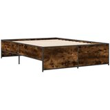  Okvir za krevet boja hrasta 120x190cm konstruirano drvo i metal | shoptok.hr