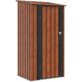  Vrtne šupe Smeđa 103 x 86 x 200 cm Metal | shoptok.hr