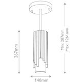 Elstead MARVELE-MP-AB-OPAL - Luster na šipci MARVELE 1xE14/40W/230V zlatna | Eponuda.com