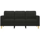  Trosjed od tkanine Crna 180 cm | shoptok.hr
