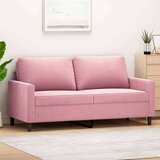  Kavč dvosed roza 140 cm žamet Cene