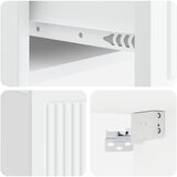  Nočna omarica s predalom Bela 49 x 34,5 x 20 cm Inženirski les, (5000298719) | Shoptok.si