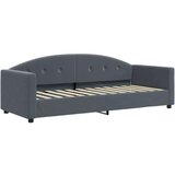  Izvlečna dnevna postelja temno siva 80x200 cm žamet, (20936822) | Shoptok.si