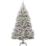  Umjetno božićno drvce 240 cm 300 LED lampica Topla bijela | shoptok.hr
