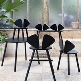 Nofred® lesena otroška mizica in stolček mouse school black (6-10 let) | Shoptok.si