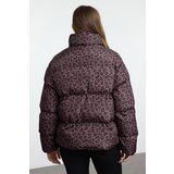 Trendyol Multi-Colored Brown Leopard Patterned Oversize Puffer Jacket | Eponuda.ba