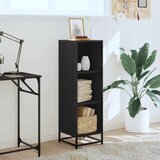  Ormar za knjige crni 33,5x33x107,5 cm izrađeno drvo | shoptok.hr