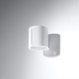 Nice Lamps Bela stenska svetilka Vulco – Cene