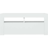 TV ormarić s LED svjetlima bijeli 90 x 35 x 40 cm | shoptok.hr