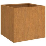 vidaXL Cvetlično korito 2 kosa sivo 32x30x29 cm odporno jeklo | Shoptok.si