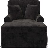  Ležaljka s suknjom s jastukom Crna 157 x 91 x 91 cm ARES | Eponuda.com