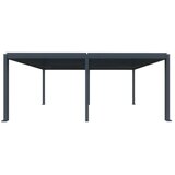 Paviljon z lamelami Model Y (Š x G: 5.630 x 2.860 mm, Barva ogrodja: Antracit, Aluminij) | Shoptok.si