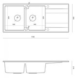 Sink Solution NATURA 180 PLUS | Shoptok.si