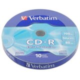 CD-R,VERBATIM, 700 MB,52X,spindle 10 kom EXTRA PRO.43437 Cijene