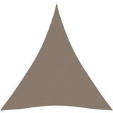 vidaXL Senčno jadro oksford blago trikotno 6x6x6 m taupe | Shoptok.si