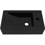  Umivaonik s otvorom pravokutni keramički crni 46x25,5x12 cm | Eponuda.ba