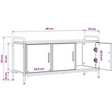  TV ormar 79,5 x 33 x 50 cm Hrast sonoma Konstruirano drvo | shoptok.hr