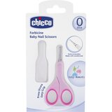 Chicco Baby Moments dječje škarice za nokte sa zaobljenim vrhom 0m+ Pink 1 kom | shoptok.hr