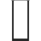  Noge za barski stol U-oblika 2 kom Crne 50 x (110-111) cm Čelik | shoptok.hr