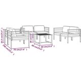  7-dijelna vrtna garnitura s jastucima aluminijska antracit | shoptok.hr