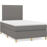  Krevet s oprugama i madracem tamnosivi 120 x 200 cm od tkanine | shoptok.hr