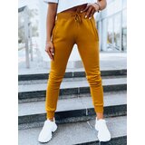 DStreet Spodnie damskie dresowe FITS kamelowe