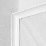 LOGOCLIC Vdolbljena letvica Uni - bela (260 cm x 16 mm x 16 mm, MDF) | Shoptok.si