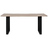 Bessagi Home jedilna miza elicia, barva hrasta, kovina | Shoptok.si