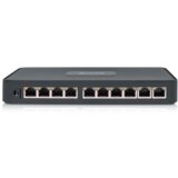 Amiko Home PoE mrežni switch, 10 port RJ-45, 8 PoE, rack ugradnja - POE SWITCH 8CH+2 | shoptok.hr