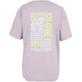 Columbia Funkcionalna majica 'Rolling Bend' rumena / majnica / pastelno lila | Shoptok.si