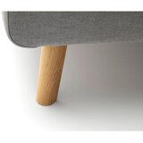 P & B OBLAZINJENA POSTELJA 180 cm x 200 cm , tekstil svetlo siva | Shoptok.si