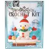 Mga Entertainment Božični kvačkani set snežaka figura 16x9x18cm Cene