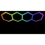 Xled Heksagonalna RGB LED cev, 4 segmenata, 12 V, 410 mm, 21 komad Cene