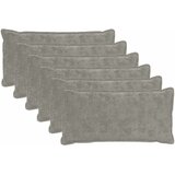  Presvlaka za jastuk 6 kom. HOUTEN Svjetlosiva 40 x 80 cm | shoptok.hr