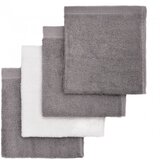T-TOMI BIO Bamboo Baby Washcloths krpa za umivanje Grey 25 x 25 cm 4 kos | Shoptok.si