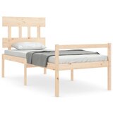 Krevet za starije s uzglavljem 90x200 cm od masivnog drva | Eponuda.com