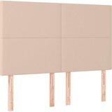  Krevet box spring madrac LED cappuccino 140x200cm umjetna koža | shoptok.hr