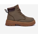 Boto Women's Fleece-Lined Trapper Boots Green Corbin | ePonuda.com