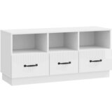 TV ormar s ladicama Bijela visokog sjaja 102 x 34,5 x 47 cm | shoptok.hr
