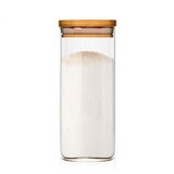 Klarstein Kvadratna posoda za shranjevanje živil s pokrovom iz bambusa, nepredušna, s silikonskim tesnilom, 6 × 15 cm, 300 ml Cene