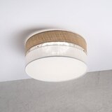  plafonsko svetlo sirja double boho 2xE14/15W/230V, prečnik 35 cm, bež/bela | Eponuda.com
