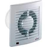 OEZPOLAT Ventilator Air-Circle Air-Style 100 (Ø 100, srebrn, pretok zraka do 85 m3/h, 26,4 dB, časovnik)